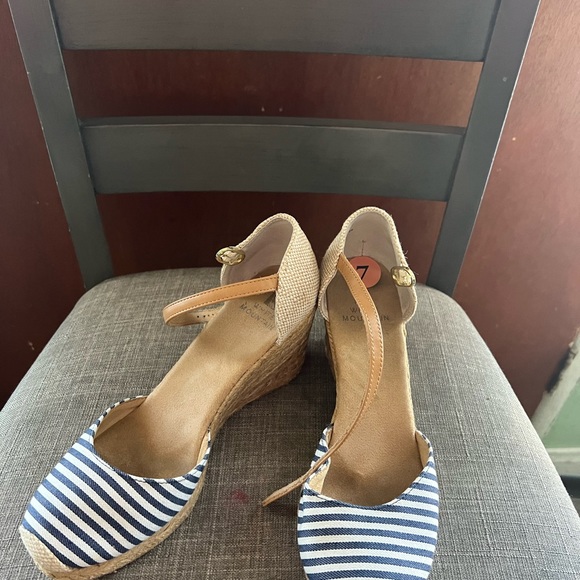 Women blue stripes espadrilles - Picture 3 of 3